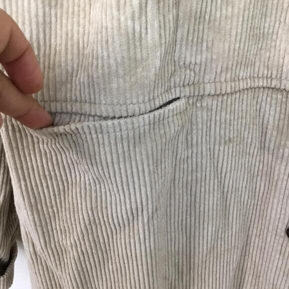 ORVIS Corduroy Jumper Cotton Long Sleeve Dress Womans Beige Tagged Sz 16 - Picture 5 of 7